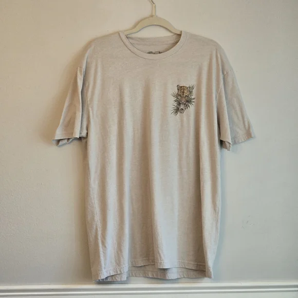 Freehand Goods Collab V. Steiner Cougar Head Above Cougar Skull Graphic Tee XL - Picture 3 of 10